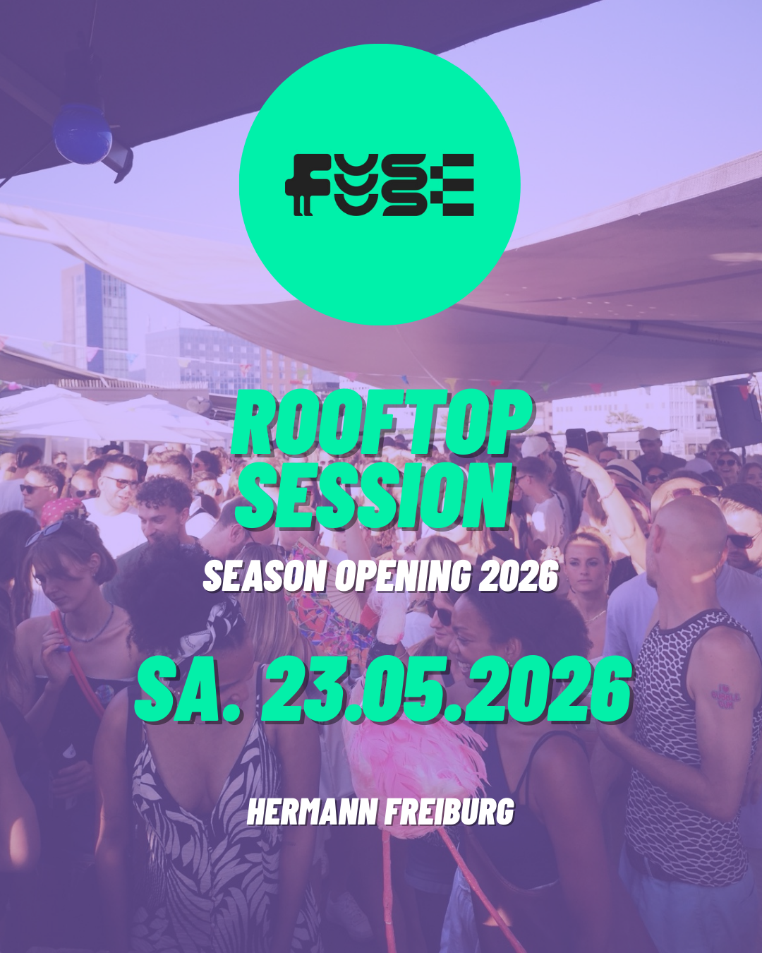 Veranstaltungsbild für FUSE - ROOFTOP SESSION - Season Opening 2026